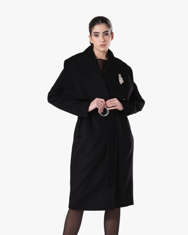 VIRGIN WOOL AND CASHMERE COAT NAOMY - Image 2