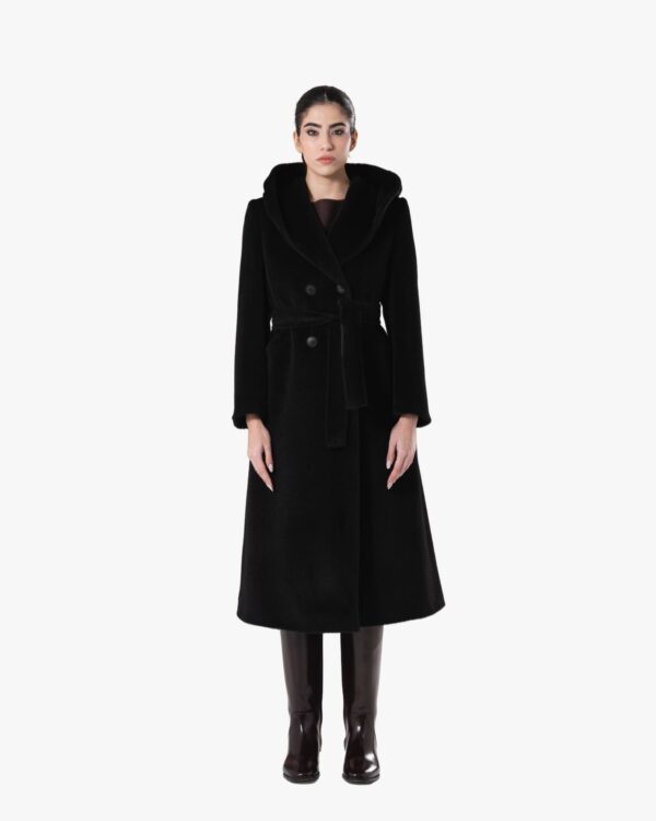 cappotto in baby lama tess - manuela conti