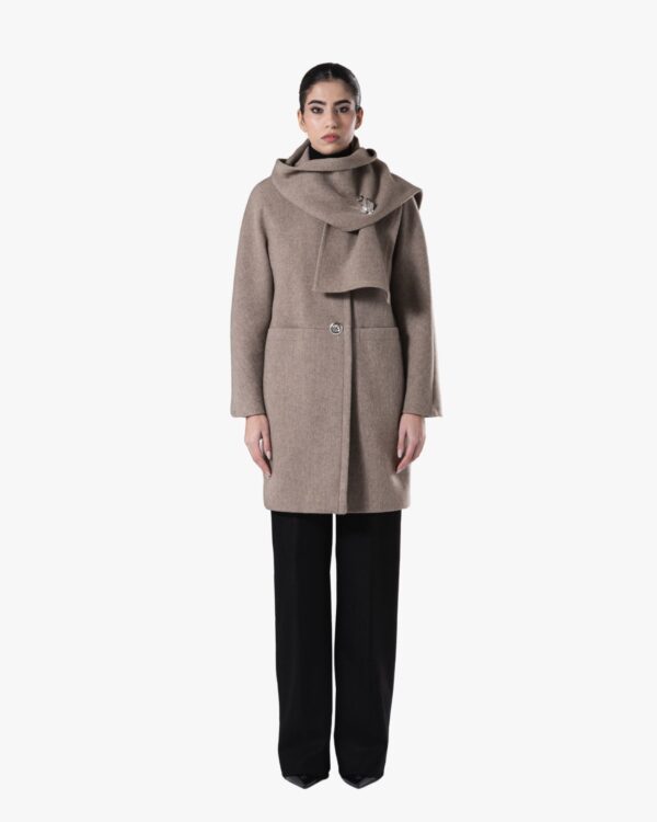 cappotto in lana ambra - manuela conti