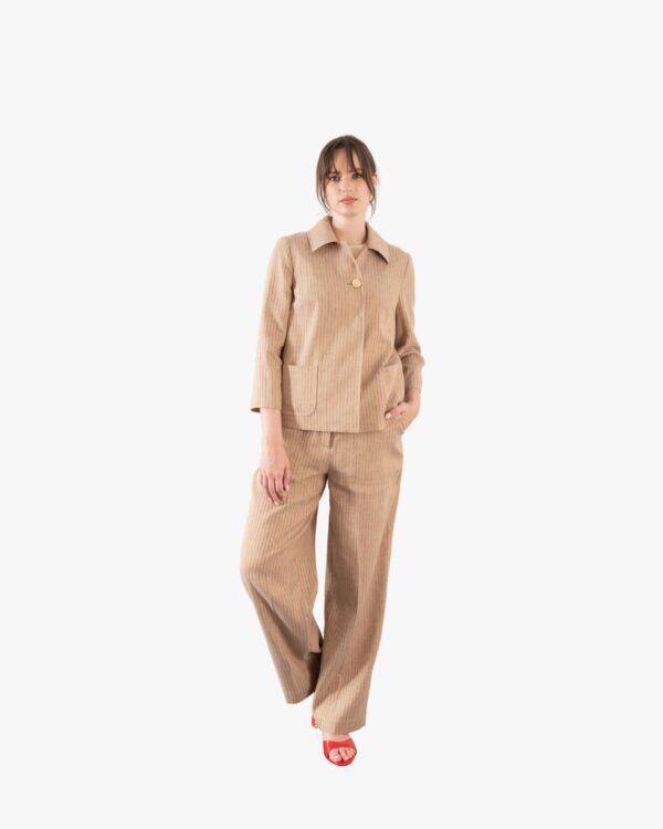 LINEN AND COTTON JACKET MARSIGLIA - Image 2