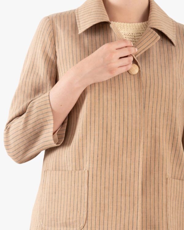 LINEN AND COTTON JACKET MARSIGLIA - Image 5