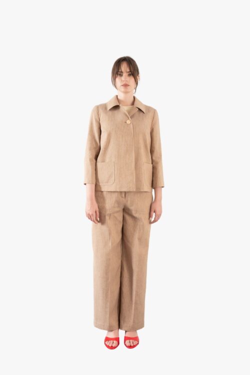 LINEN AND COTTON JACKET MARSIGLIA