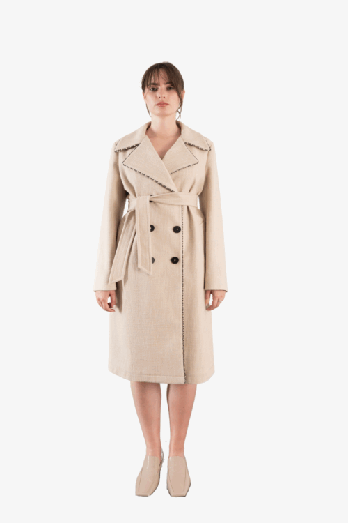 COTTON TRENCH COAT ISLAND