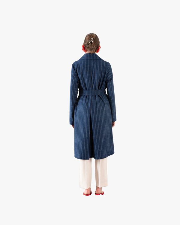 TRENCH IN COTONE JEANS - immagine 4