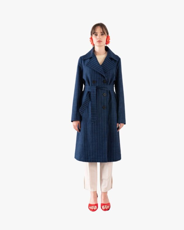 TRENCH IN COTONE JEANS