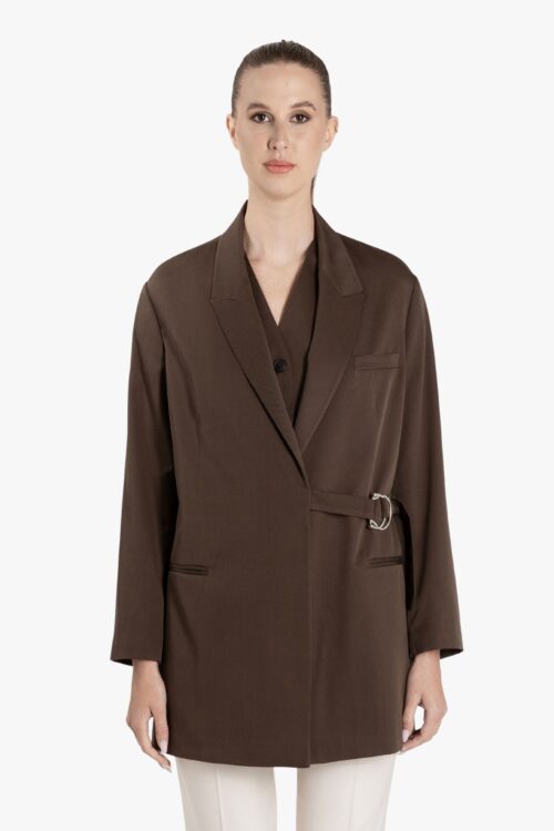 SILK OVERSIZED PURE SILK JACKET