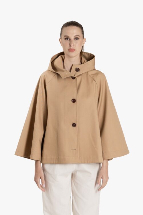 JOHN WATER-REPELLENT TECHNICAL FABRIC CAPE