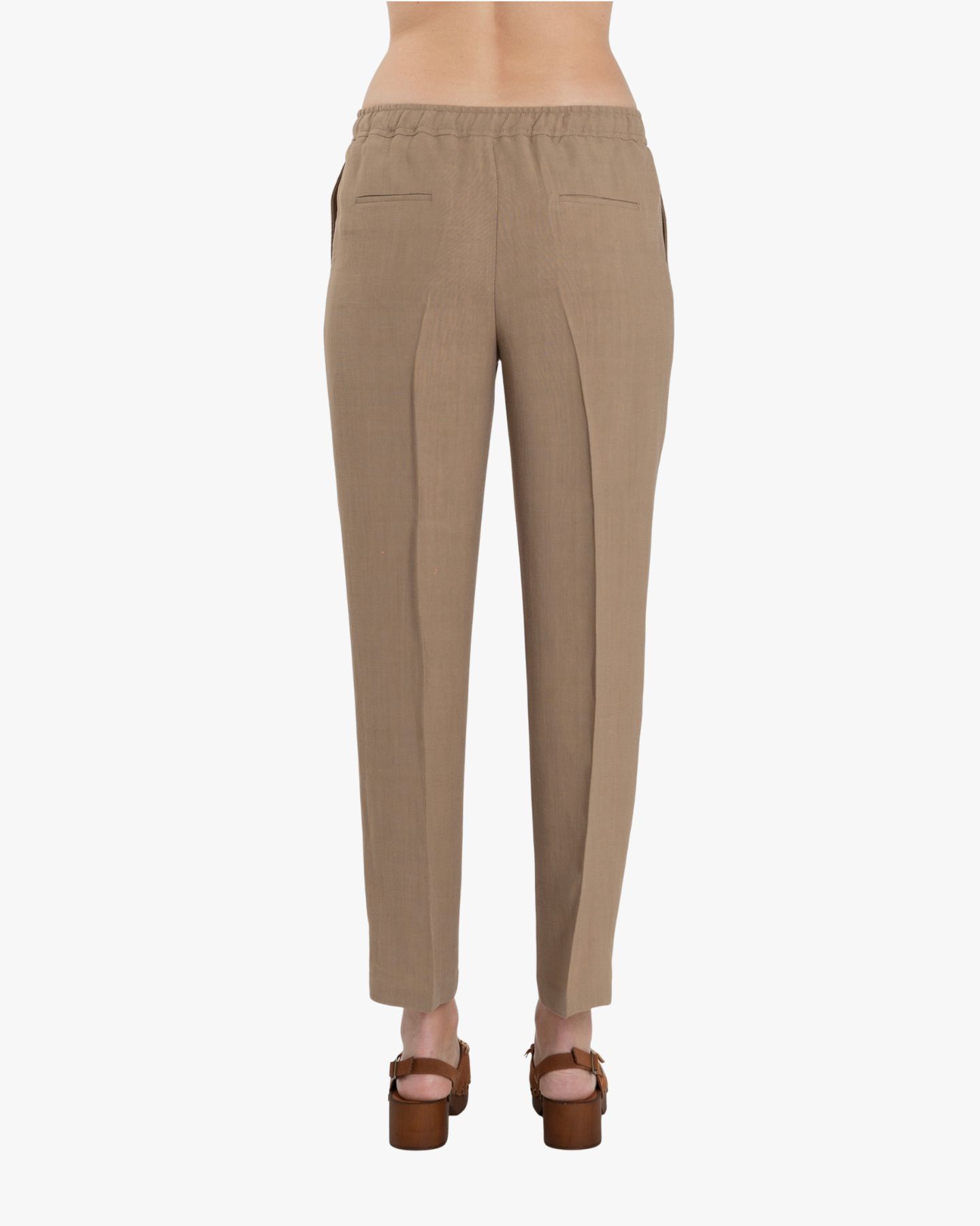 PANTALONE JOGGER CHINO IN LINO - immagine 3