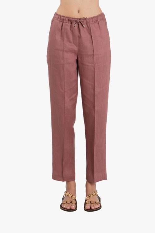 LINUM PURE LINEN CHINO TROUSERS