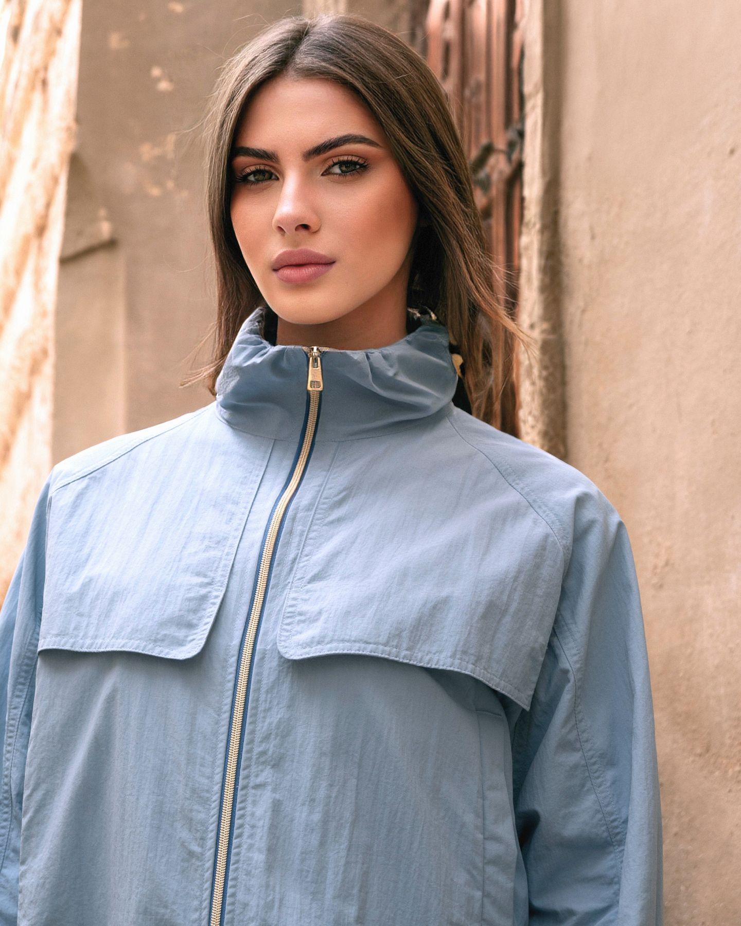 BOMBER SPORTIVO IN TESSUTO TECNICO IDROREPELLENTE